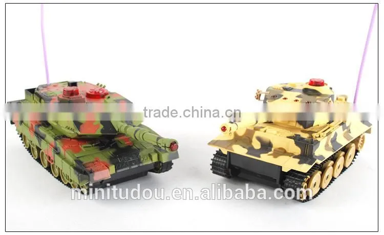 2014 NEW RC plastic toys rc combat tank RC tank (2pcs in a color box)