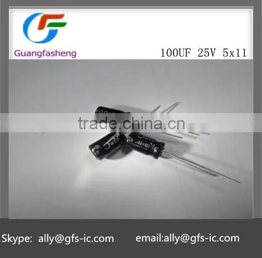 (hot sale)100UF 25V 5x11
