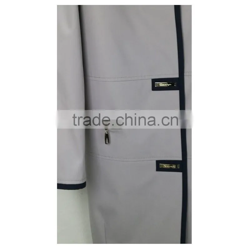 China Clothing Factory Custom Women's Jackets & Coats Spring Women's Custom Warm-up Jacket 2013