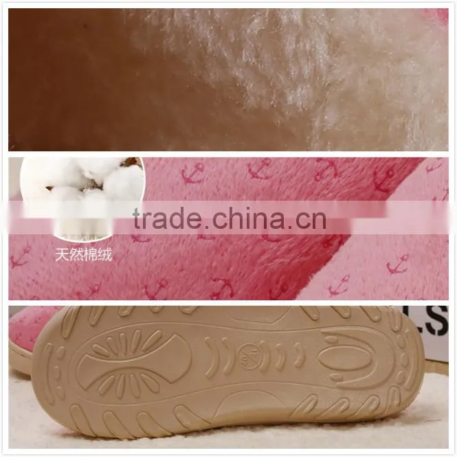 best warm indoor cotton slipper winter slipper for candy colour