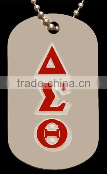 AKA Greek Double Sided Alpha Kappaa Alpha Sorority custom dog Tags logo Jewelry necklace