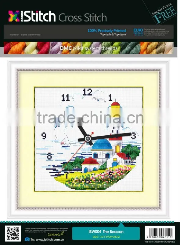 The beacon cross stitch clock kits