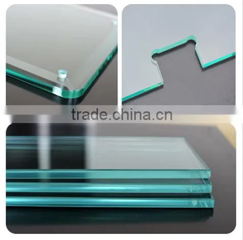 6mm to 12mm shower door tempered glass with EN12150