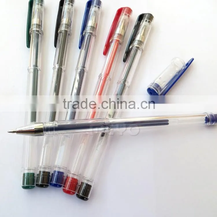 Coloured gel pen set office gel ink pen indelible refill pen