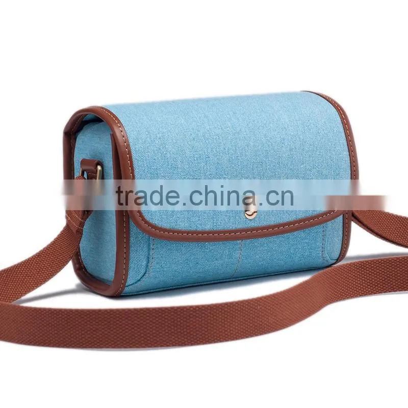 Wholesale New Arrival Stylish Canvas DSLR Camera Bag