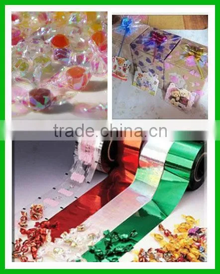 Colored metalized pet film