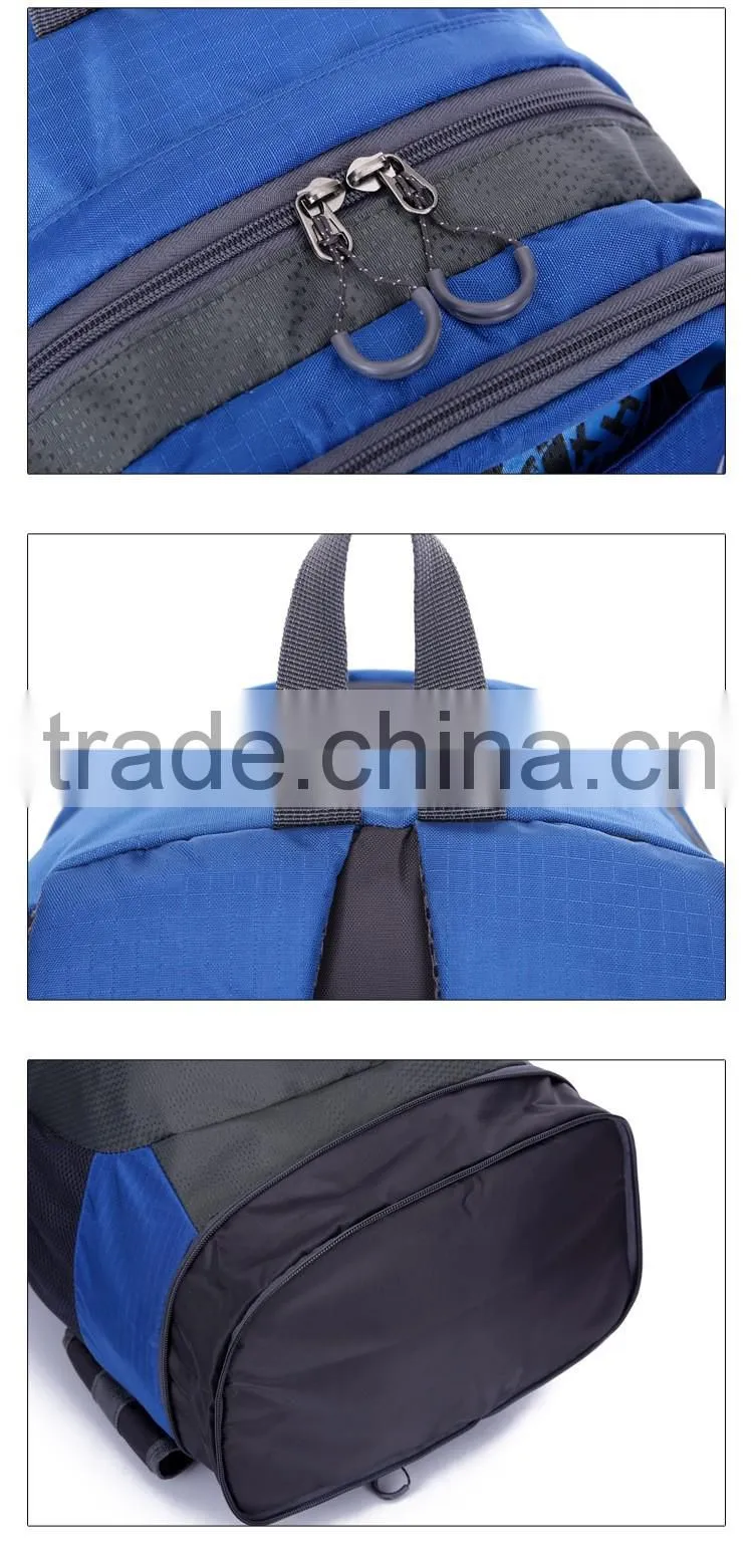 2016 new design extensible casual outdoor travel backpack, hiking backpack