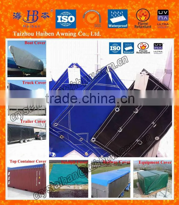 PVC Truck Tarp With Metal Rings