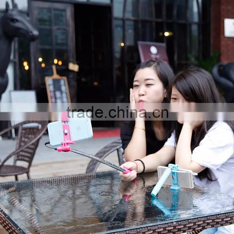 Baseus 13.5-70cm Selfie Stick View Series Mini Selfie Stick Stainless Steel Wire Control For Mobile Phone TB-0235