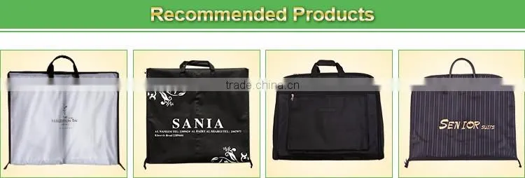 Zipper Wedding Garment Bag Cover / Suit Garment Bag Cover Foldable