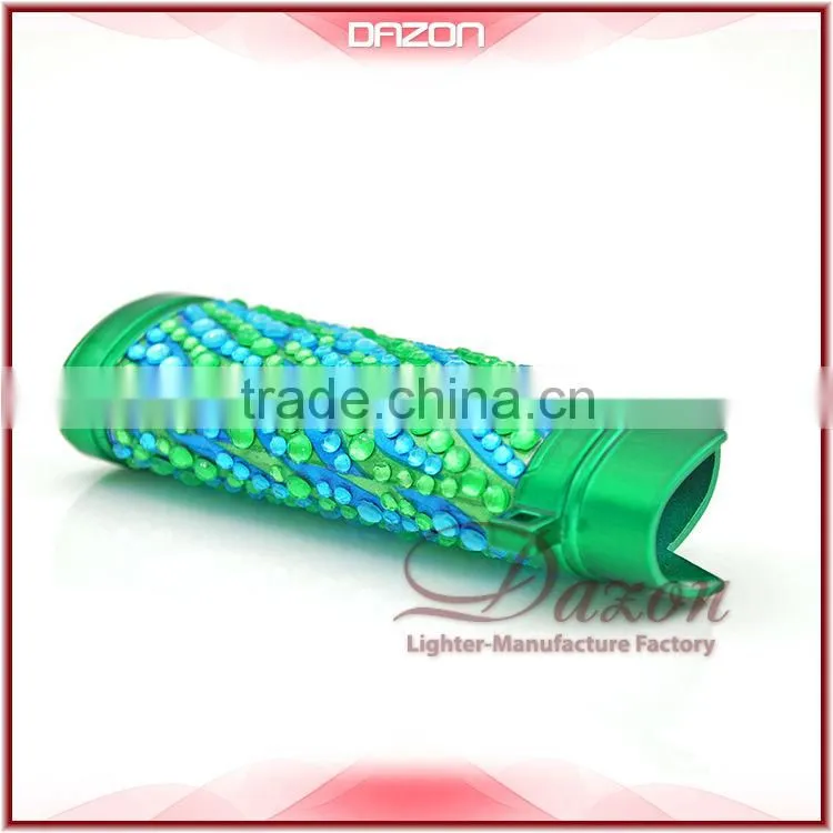 Metal Diamond Lighter Case For BIC Custom