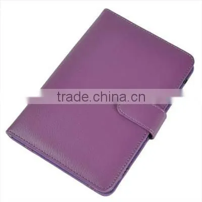 Purple Leather case Cover skin for Amazon kindle fire,Tablet Cover, Tablet Leather Cover