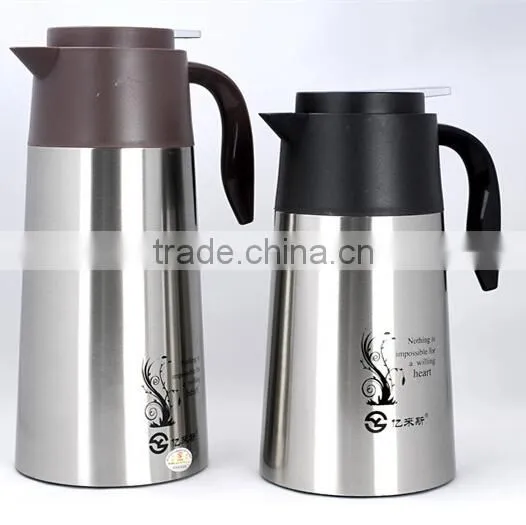 Stainless steel vacuum coffee pot, coffee mug hot new products for 2015