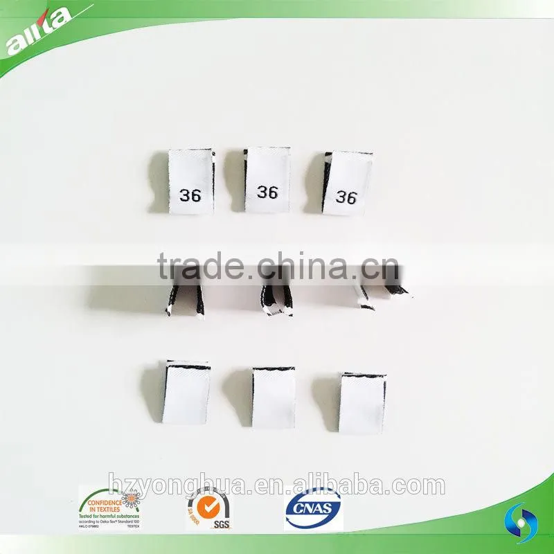 Wholesale care tags for garments, satin care tags and white luxury care tags for apparel