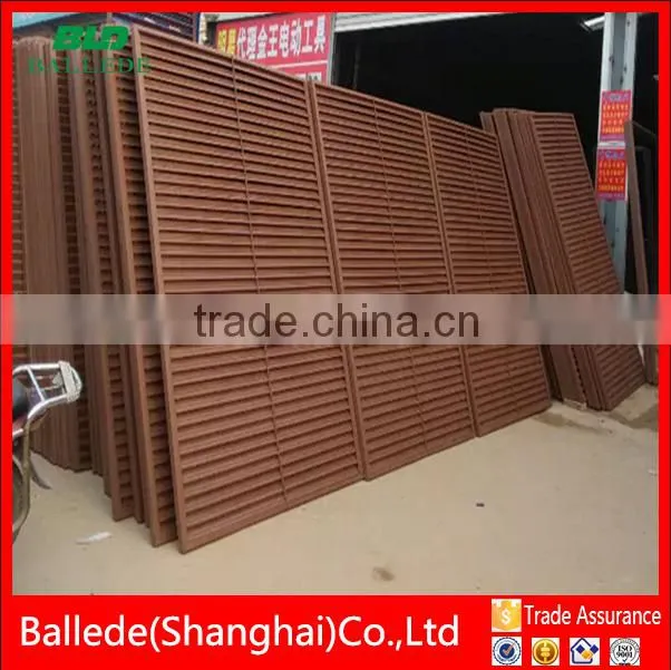 high quality prefabricated fixed louver shutter