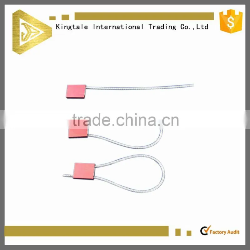 high security Tighten type Container Seal metal cable seal 7x19 3.5mm