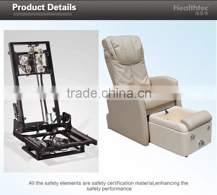Shiatsu Massage pedicure foot spa red salon styling chairs