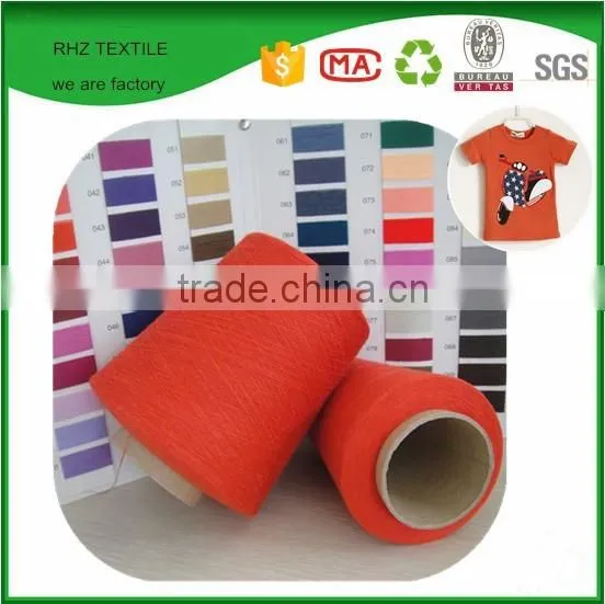 Ne 24/1 CVC Cotton/Polyester Blended Yarn 65%/35%