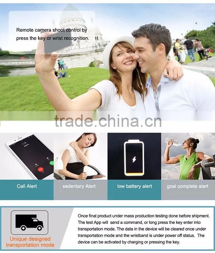 2016 New Smart Wristband ID107 Pedometer Silicon Wristband Fitness Bracelet