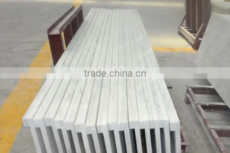 Fumigated wood crates natural stone countertop oriental white marble
