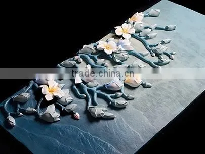 2015 Brilliant Modern Handmade flower abstract painting