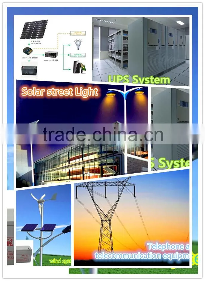 12V100AH vrla battery for the solar DC fan with With Rich Professional Experience