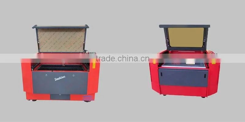 9060 plastic wood acrylic organic material laser engraver and cutting with high precise laser head