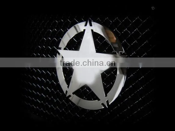 good quality chrome emblem badge autobot car