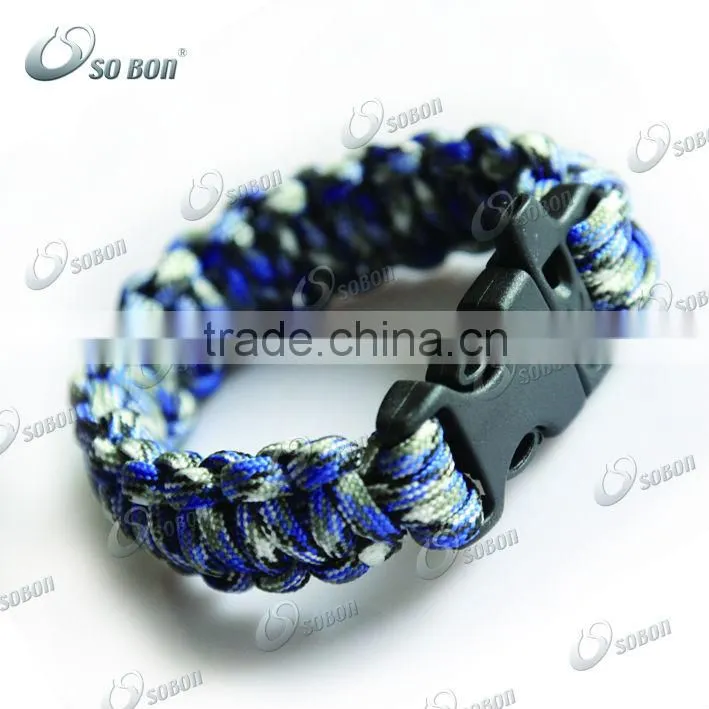 Fashion new colour paracord survival bracelet