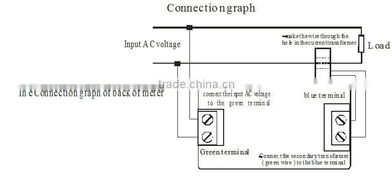 D69 Multi-functional LED display panel meter voltmeter ammeter with active and Electric energy and power factor 80-300V 0-100A