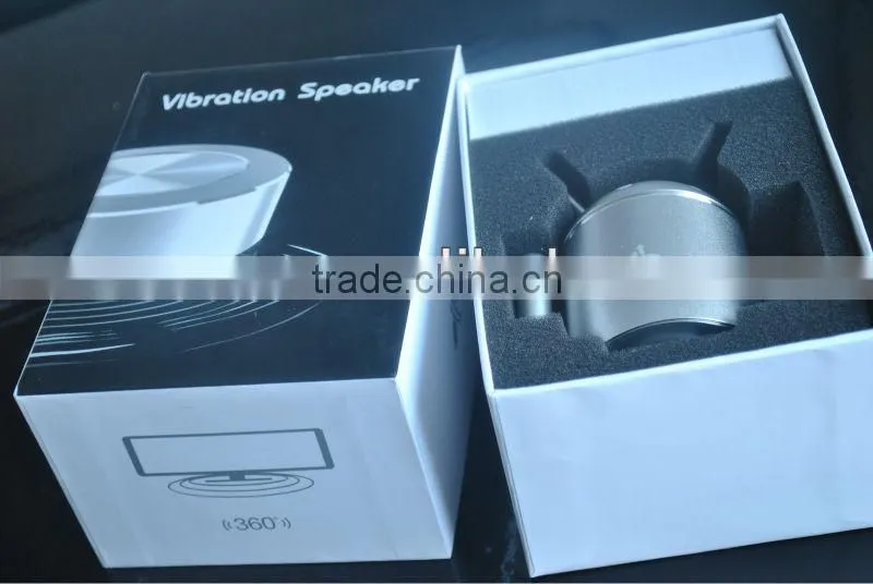 2014 hot Portable Mini Speaker with Vibration Technology