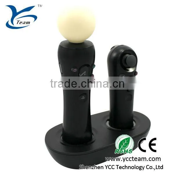for PS3 Move charger, ps3 move charger with color box or plastic packing