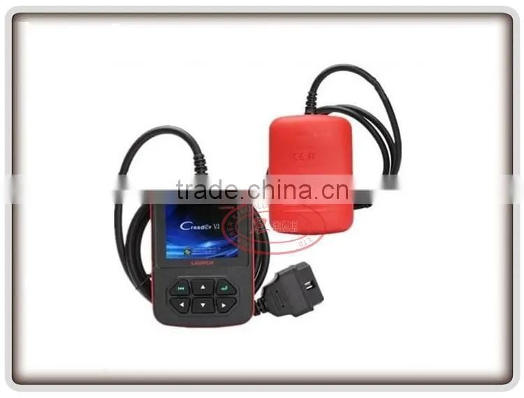 Top Selling 2014 Free Shipping Lowest Price100% Original Update Online Launch Creader 6 OBD2 Code reader,Color screen CReader VI