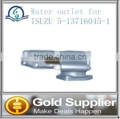 Brand New water outlet for ISUZU 5-13716045-1 with high quality and most competitive price.