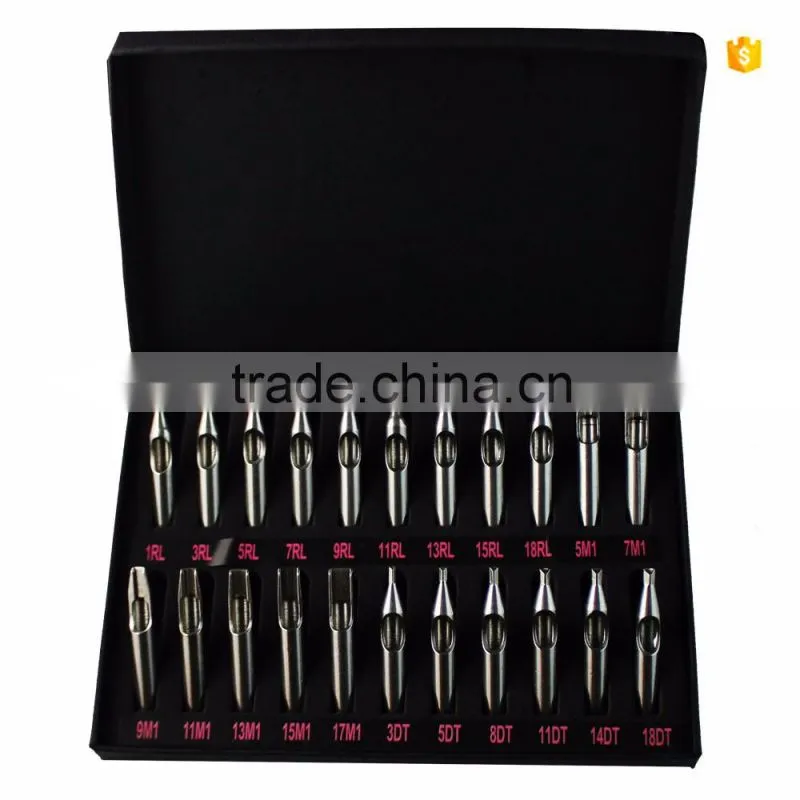 DT Stainless Steel Tattoo Tips for Tattoo Machines & Tattoo Needles / High Quality