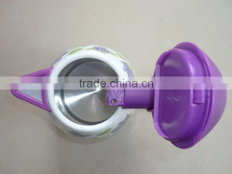 360 degrees rotating basenew designed enamel electric kettle, jug kettle, CE/RoHS approved enamel kettle, enamel water kettle