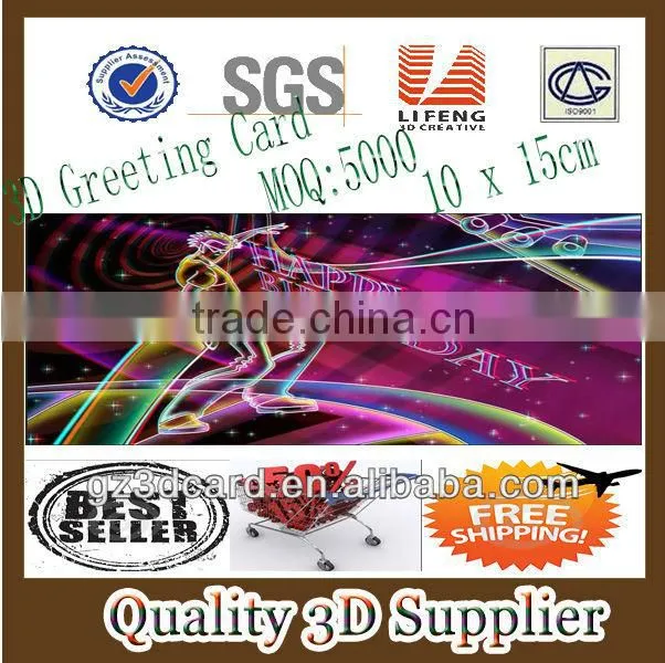 Guangzhou Lifeng high quality 3d lenticular playing cards, unique 3d playing cards, amazing plastic lenticular playing cards