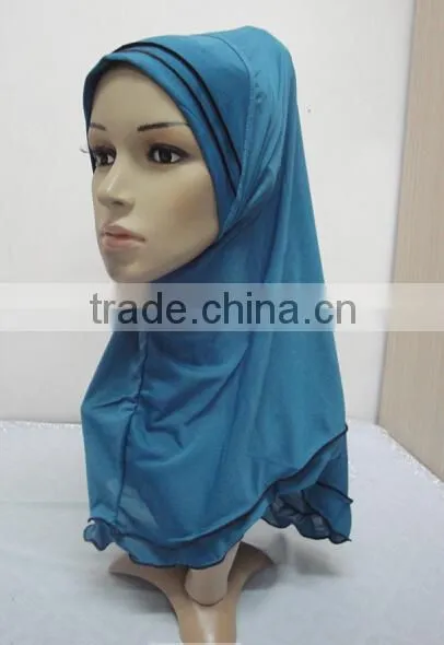 H262 latest muslim hijab with curling
