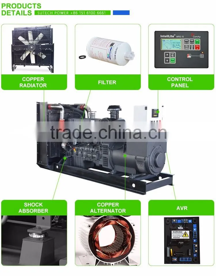 High quality and reasonable price 750kva Shangchai engine SC33W990D2 diesel generator