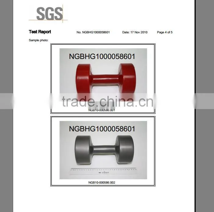 vinyl dumbbell with 0.5kg-10kg dumbbell set