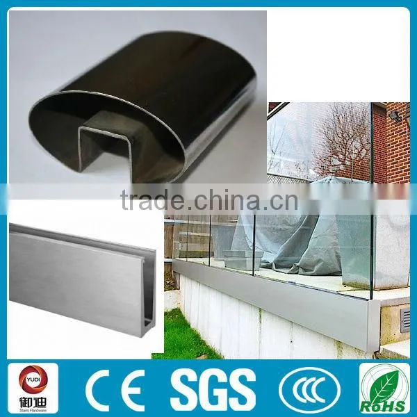 aluminium glass stair balustrade for handrail
