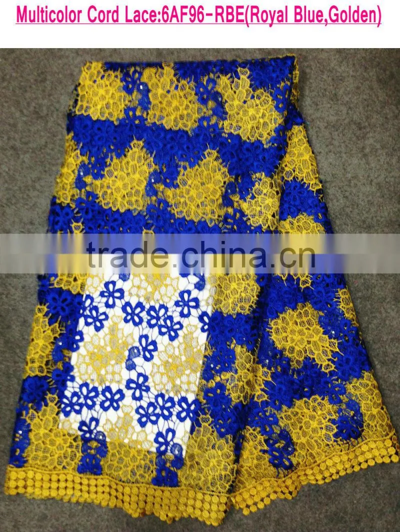 New design spain lace fabric embroidery african lace fabric chemical cord lace fabric