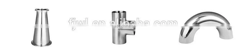 316l 304 stainless steel pipe fitting polished 90 degree elbow