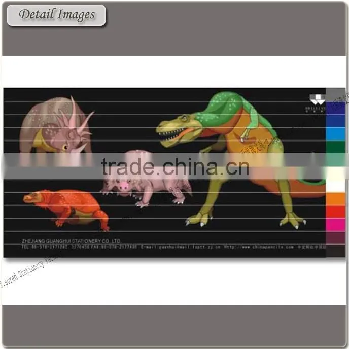 2014 Custom Pattern Printing Gift Square Puzzle Pencil Set