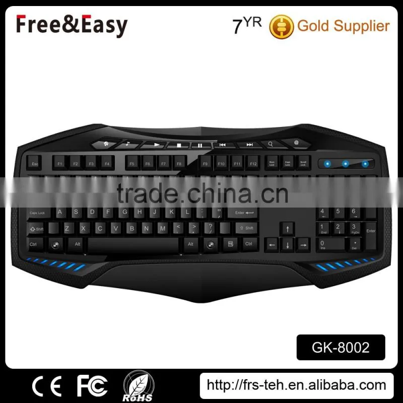 Multimedia functions blue LED kb keyboard