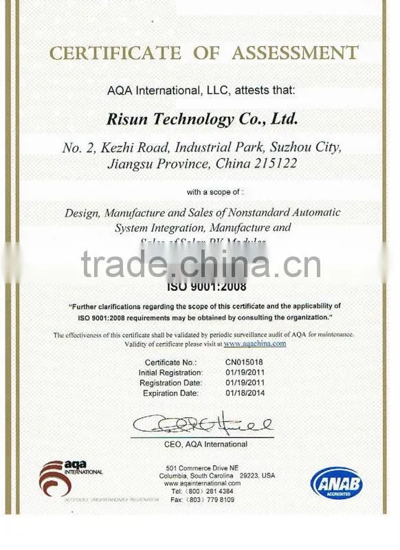 High Efficiency Low Price Good Quality TUV CEC Certificated Solar Panel 250W Poly Solar Module 250W Poly