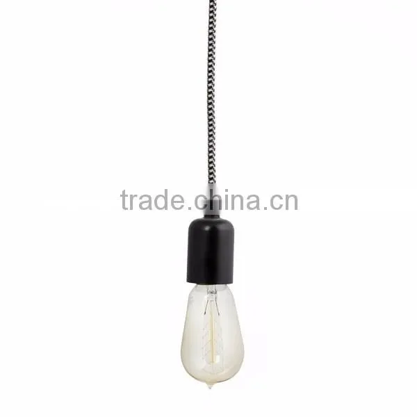 Colorful Pendant Lamp Cord Set Metal Hanging Light