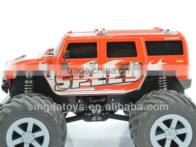 2.4G 5 Channel with liquid crystal remote control rc cars big hummer