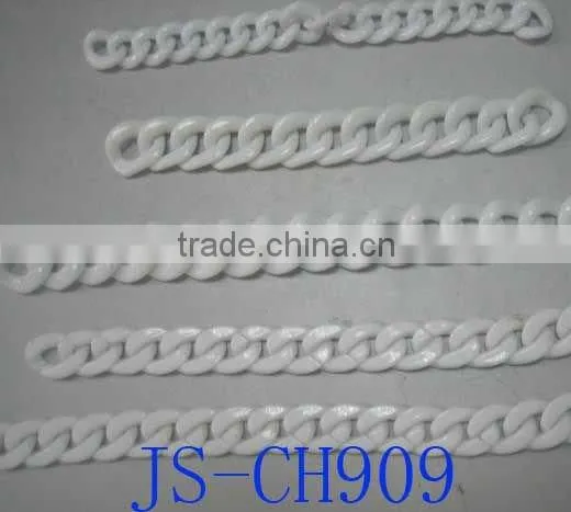 fashion resin chain for garments, bags..