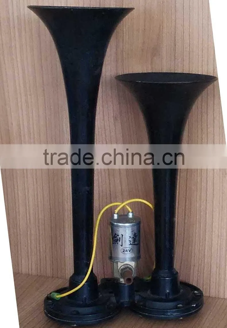12V/24V Car Electric Air Horn Car Modified Horn black
